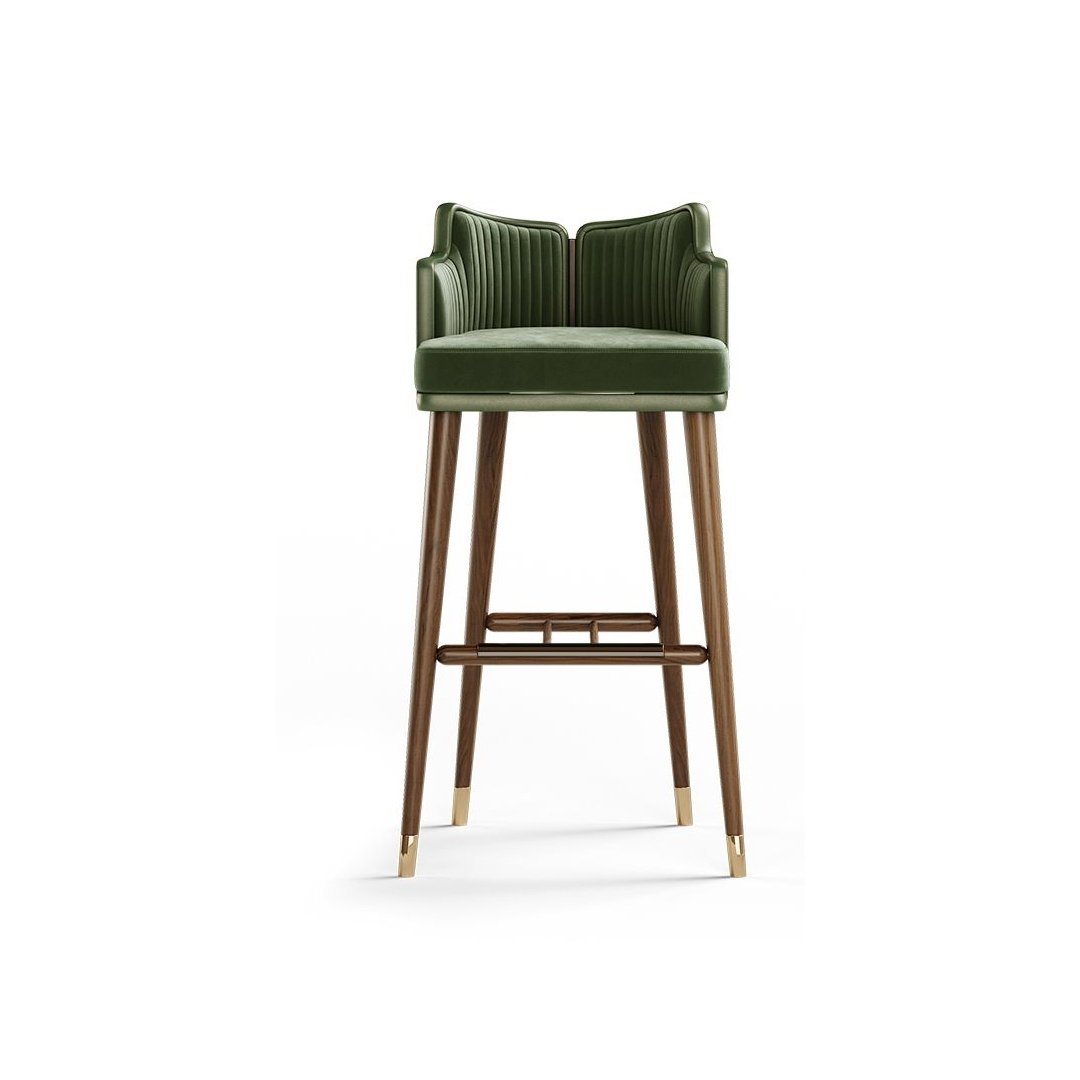 Modern Luxury Upholstered Bar Chair
