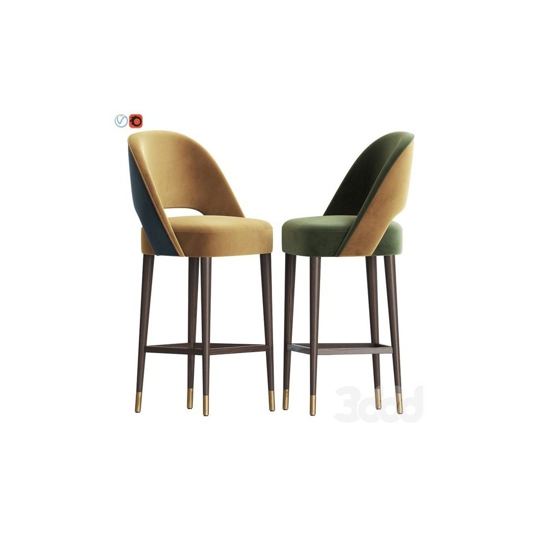 Modern Designer Upholstered Bar Chair
