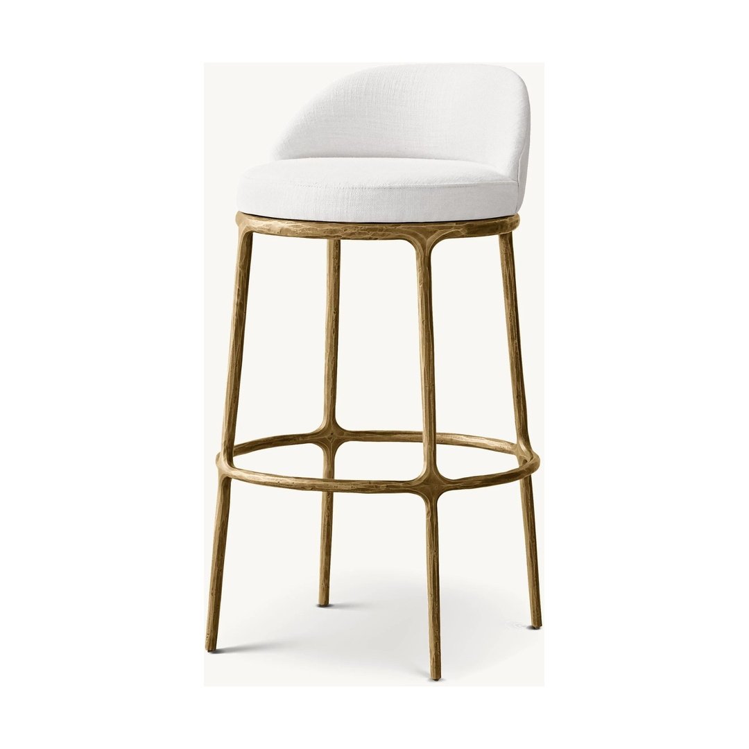 Modern Luxury Upholstered Bar Stool