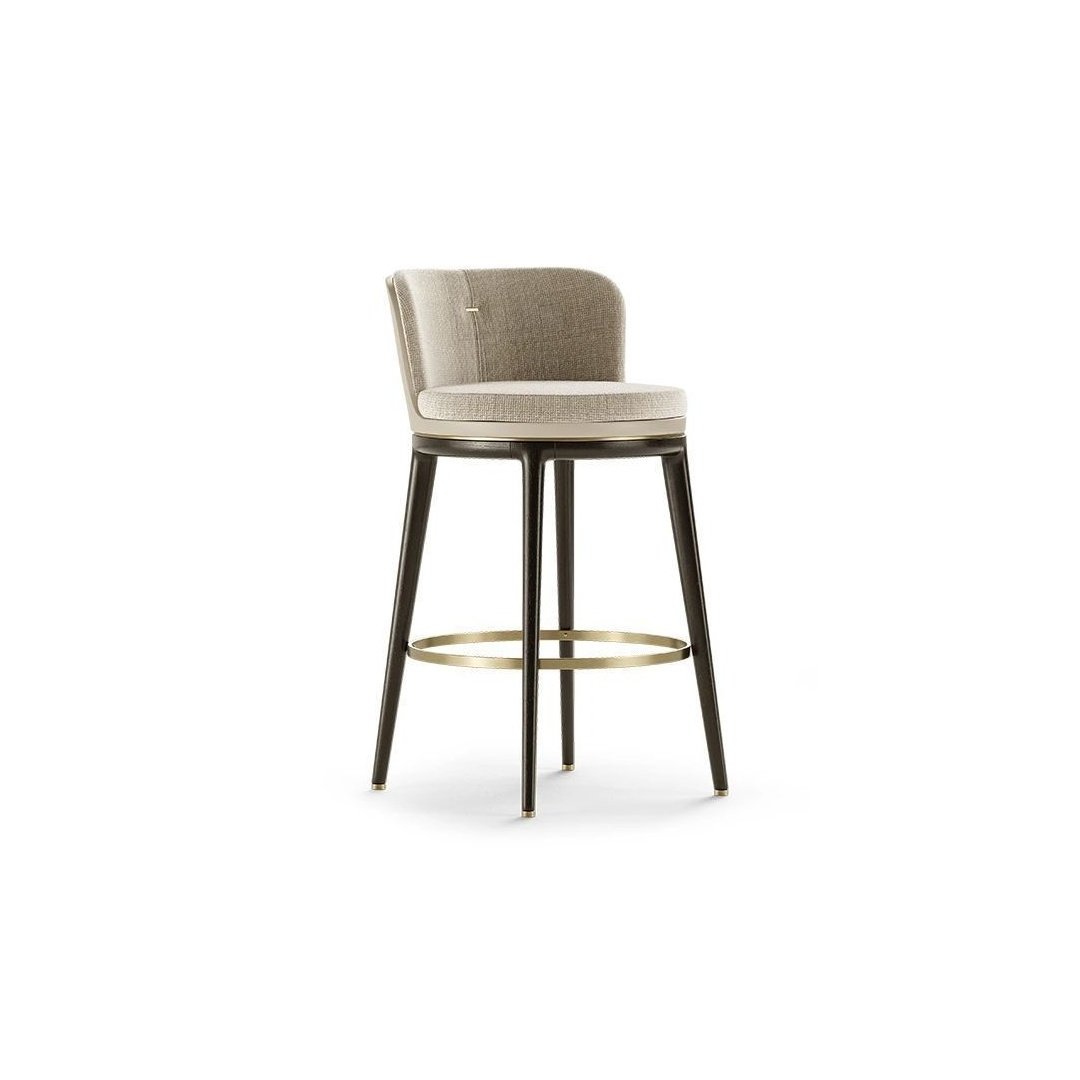 Modern Contemporary Upholstered Bar Chair