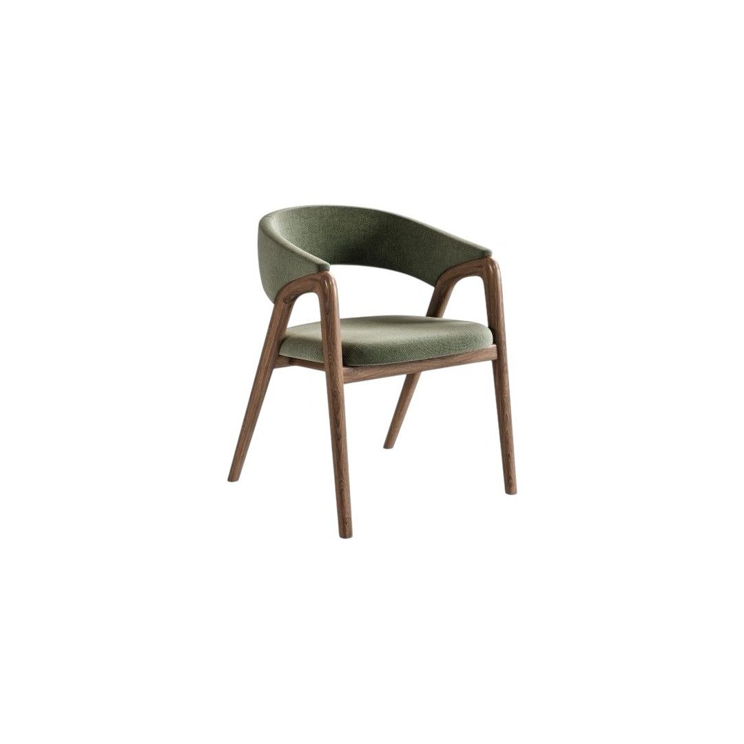 Modern Scandinavian Upholstered Dining Chair