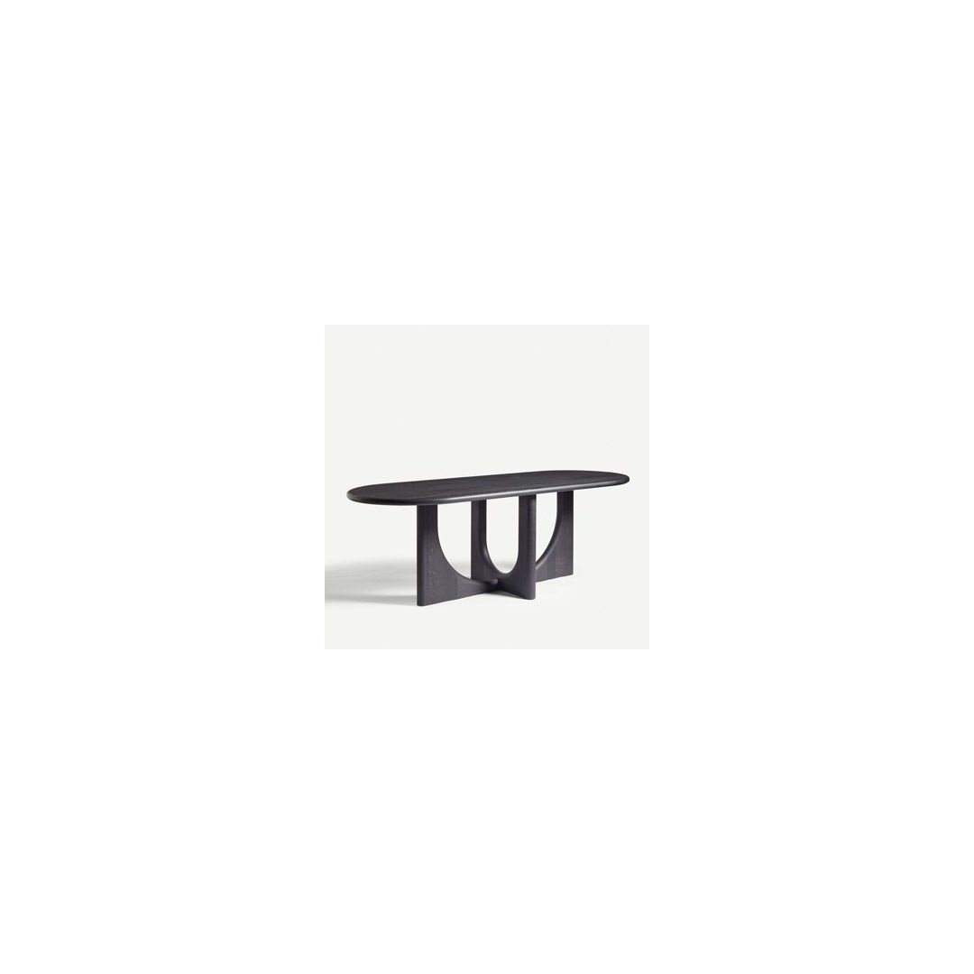 Modern Oval Pedestal Dining Table