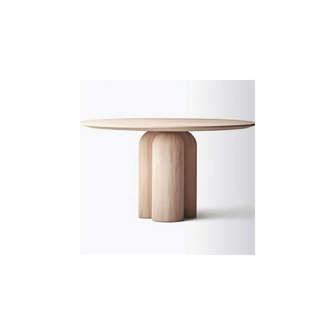 Modern Round Pedestal Dining Table