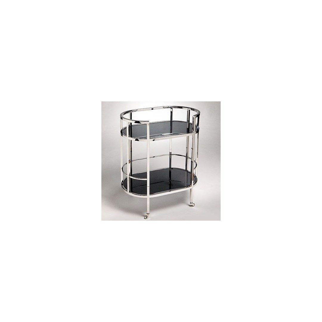 Luxury Chrome Bar Trolley