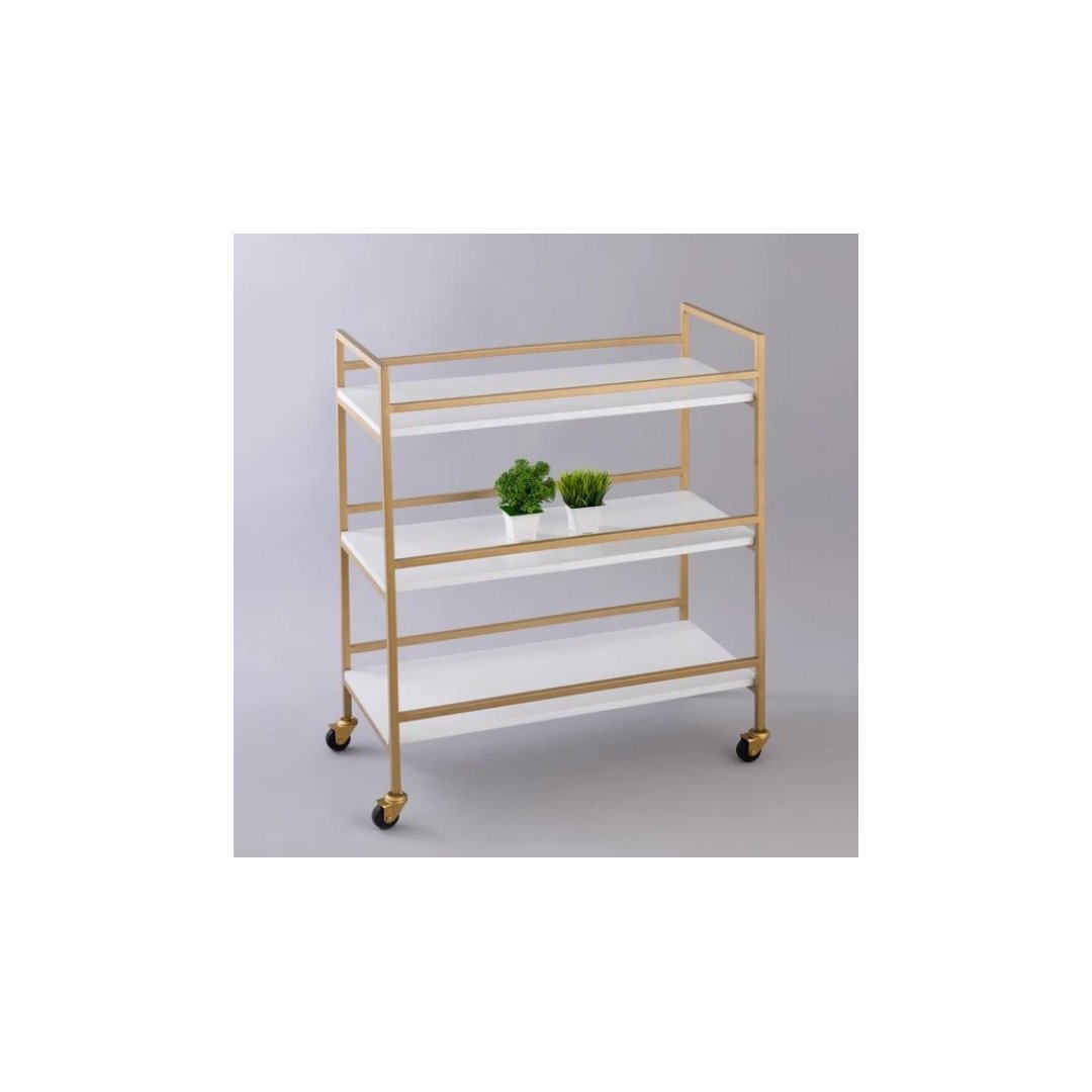 Luxury Gold Utility Trolley
