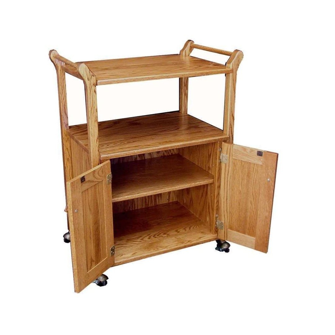 Premium Wooden Storage Service Trolley