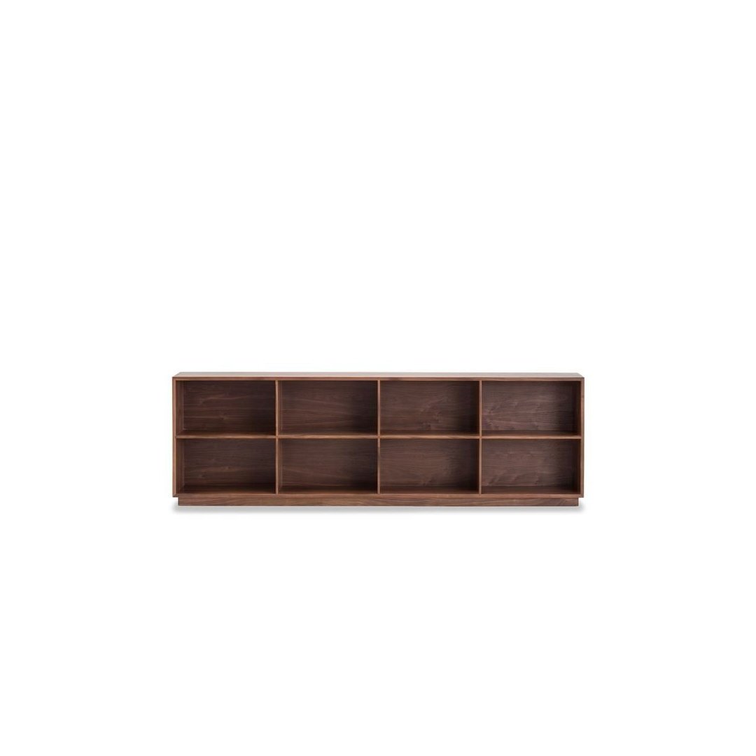 Modern Open Shelf Wooden Storage Unit