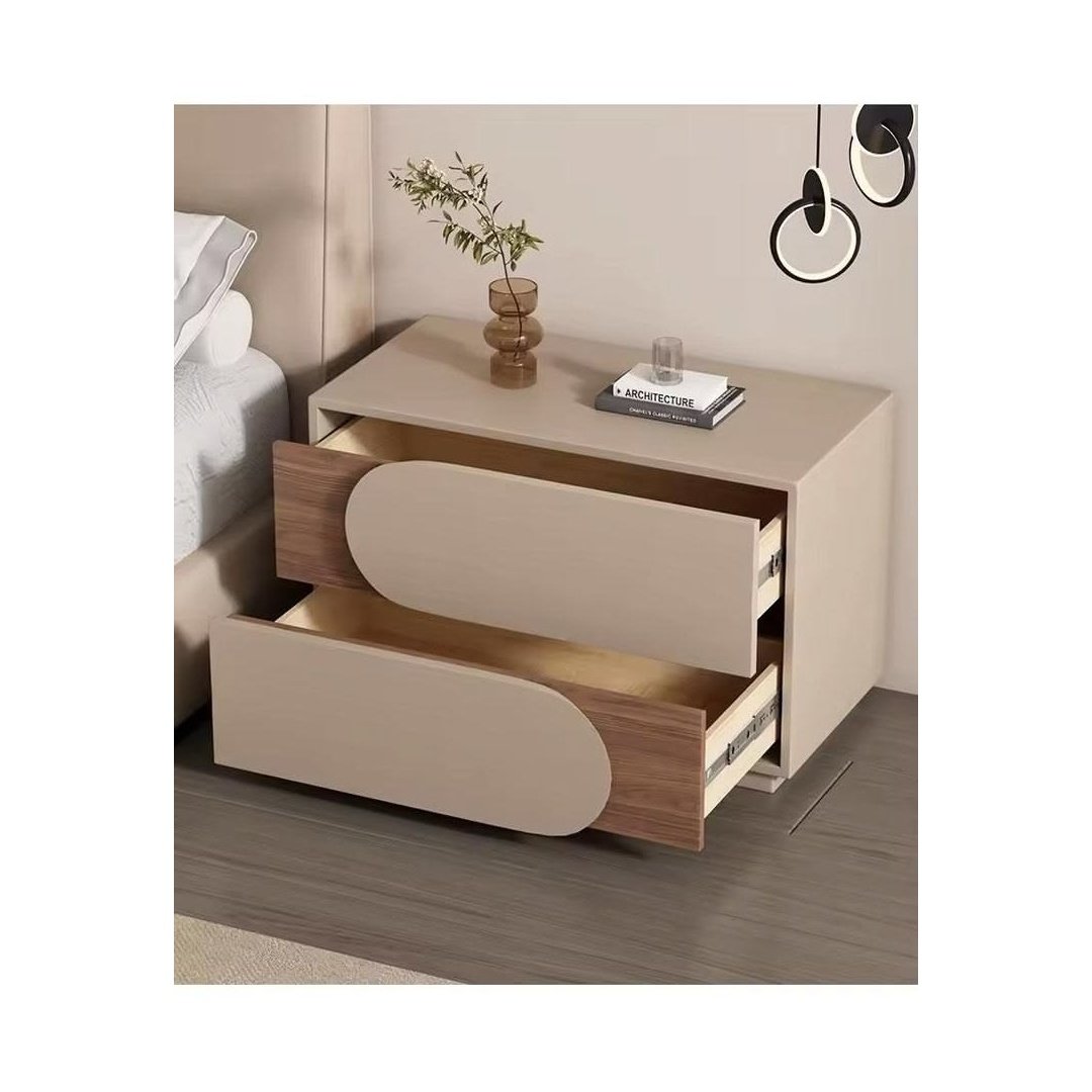 Modern Geometric Bedside Table