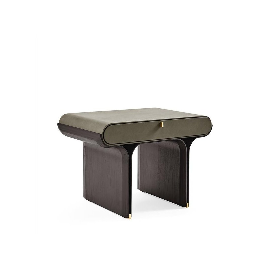 Modern Curved Luxury Bedside Table