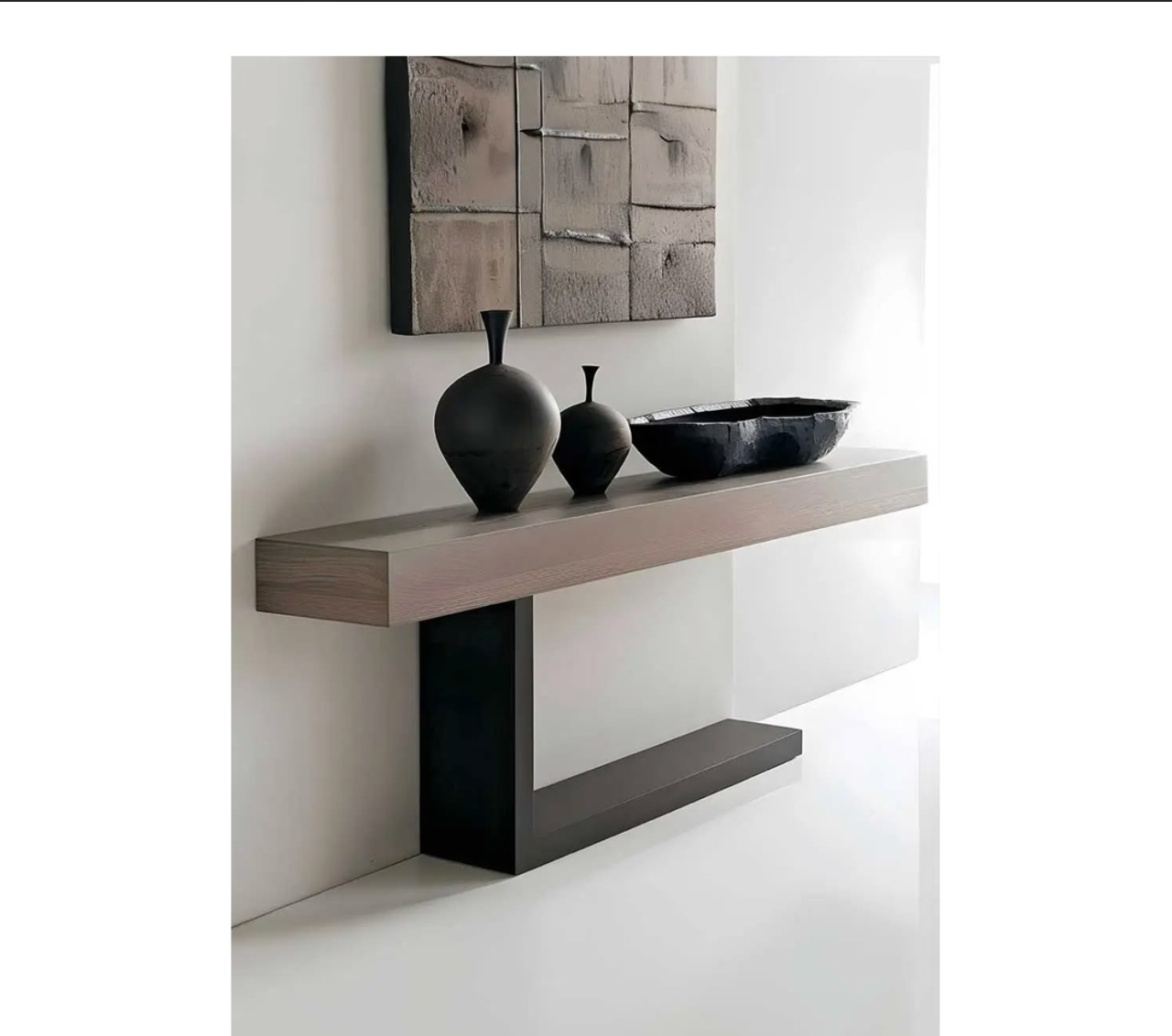 Modern Floating Console Table