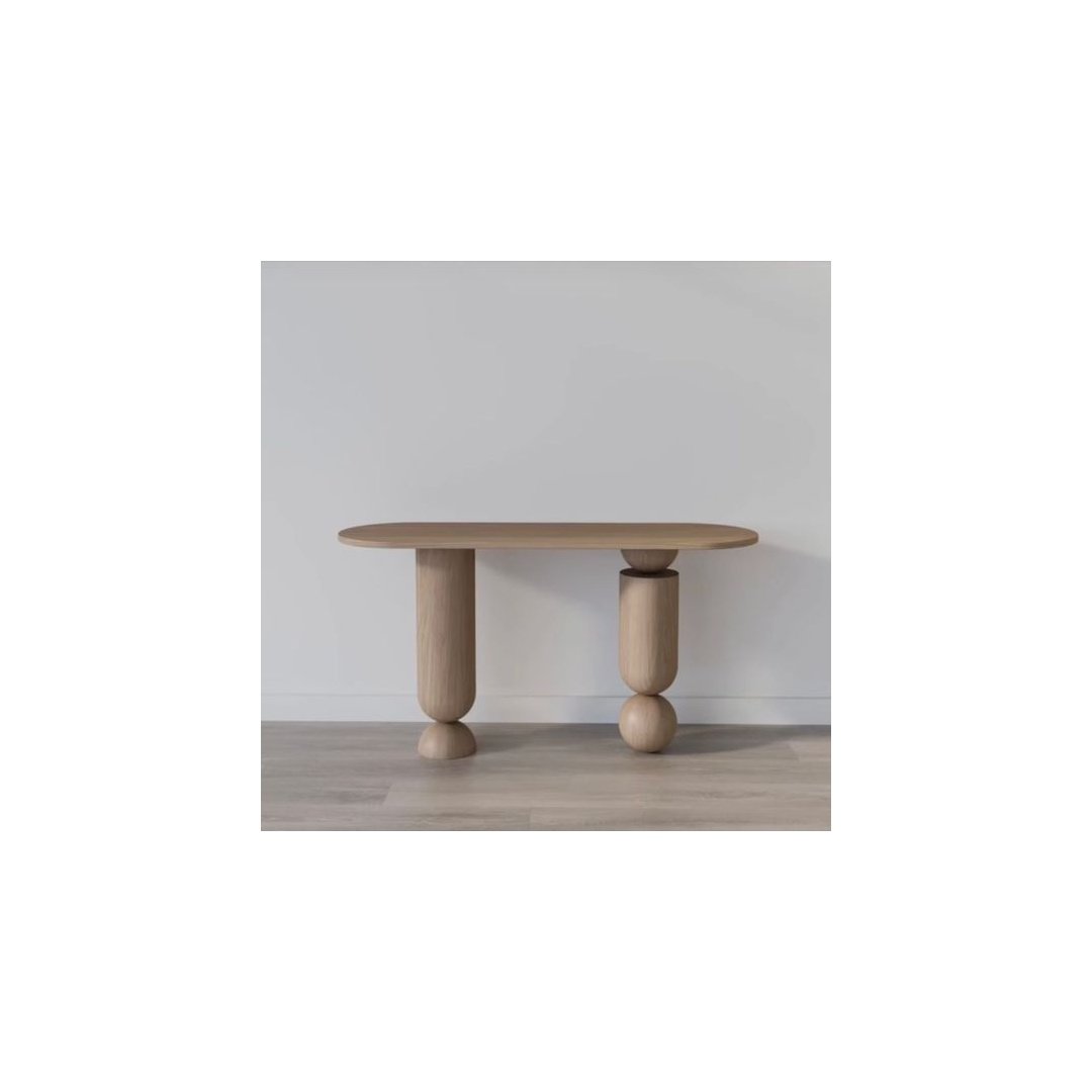 Modern Sculptural Console Table
