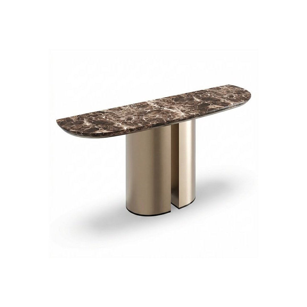 Modern Marble Console Table – Luxury Stone Top