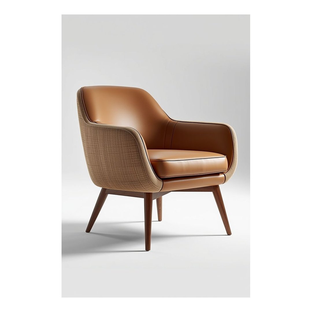 Modern Leather Lounge Chair