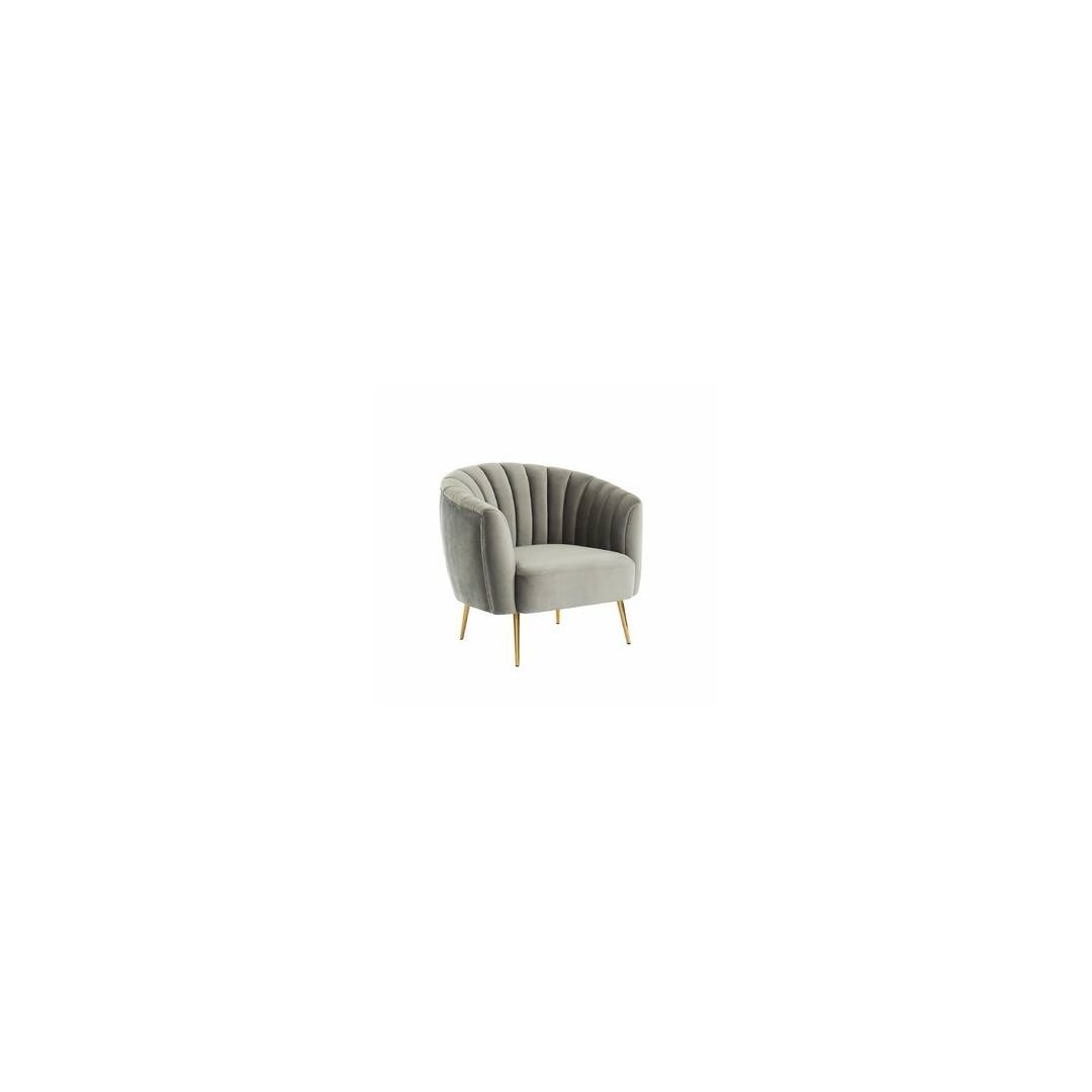 Modern Channel Tufted Accent Chair