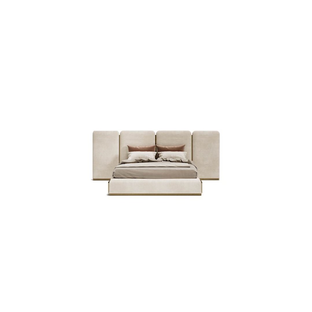 Luxury Modular Panel Upholstered Bed