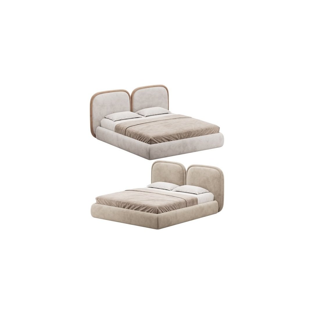 Dual Arch Upholstered Bed