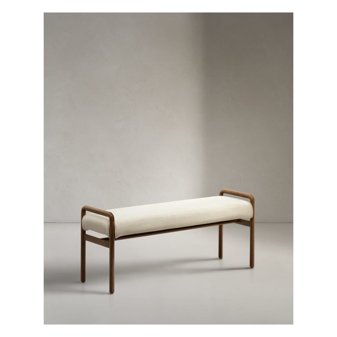 Modern Upholstered Wooden Bench