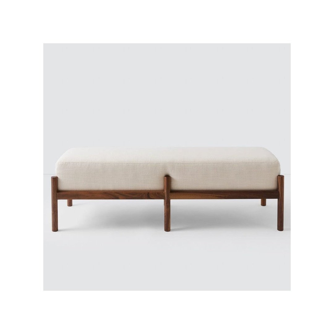 Modern Upholstered Wooden Bench