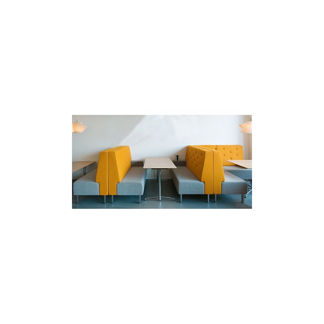 Modern Acoustic Office Meeting Booth with Table