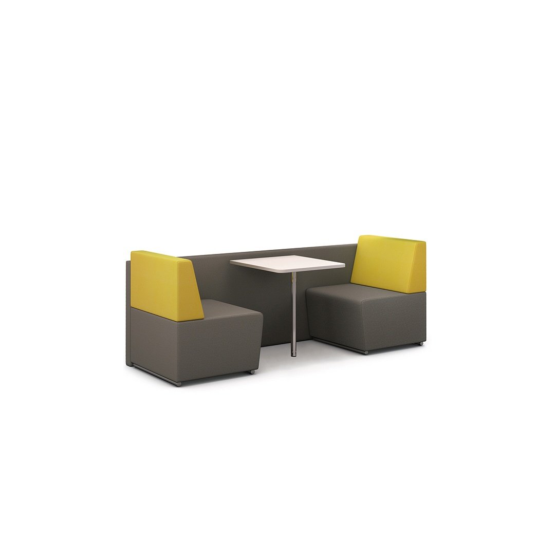 Modern Modular Collaboration Seating Booth with Table