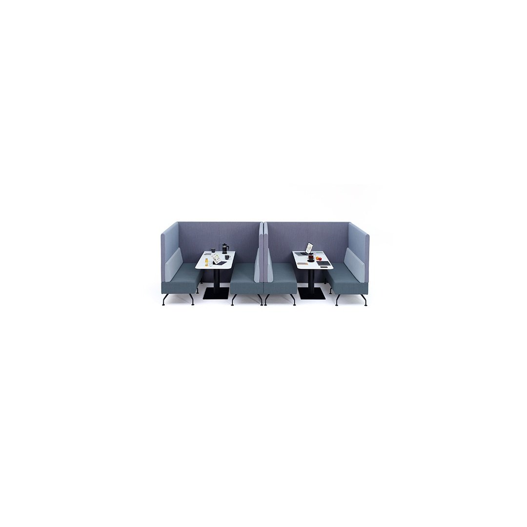 Modern Modular Office Booth Seating with Privacy Panels