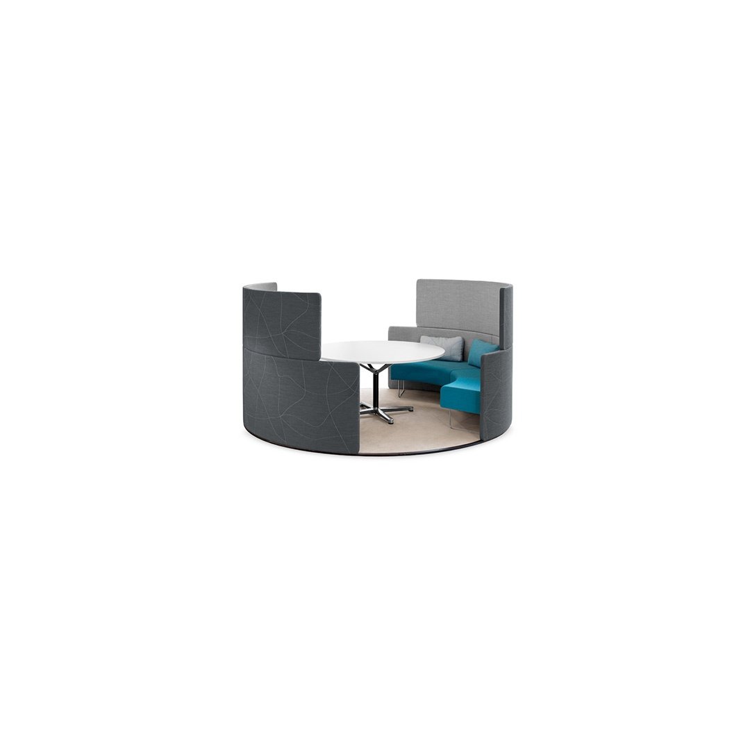 Modern Circular Privacy Meeting Booth