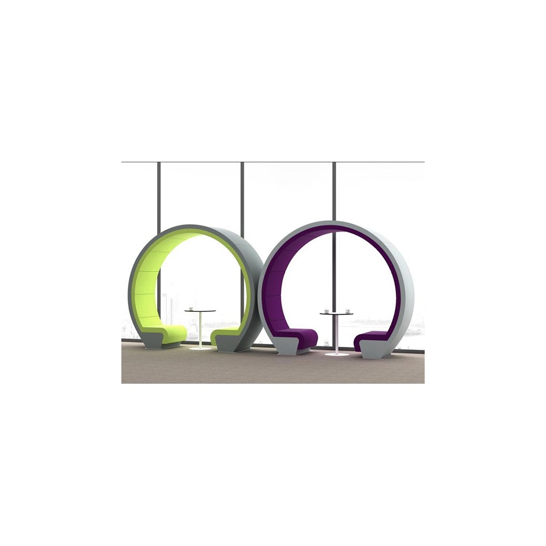 Modern Circular Acoustic Collaboration Pod