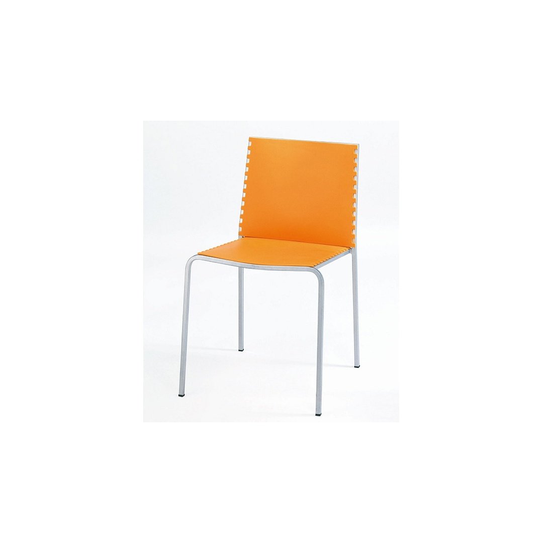 Modern Orange Polypropylene Chair