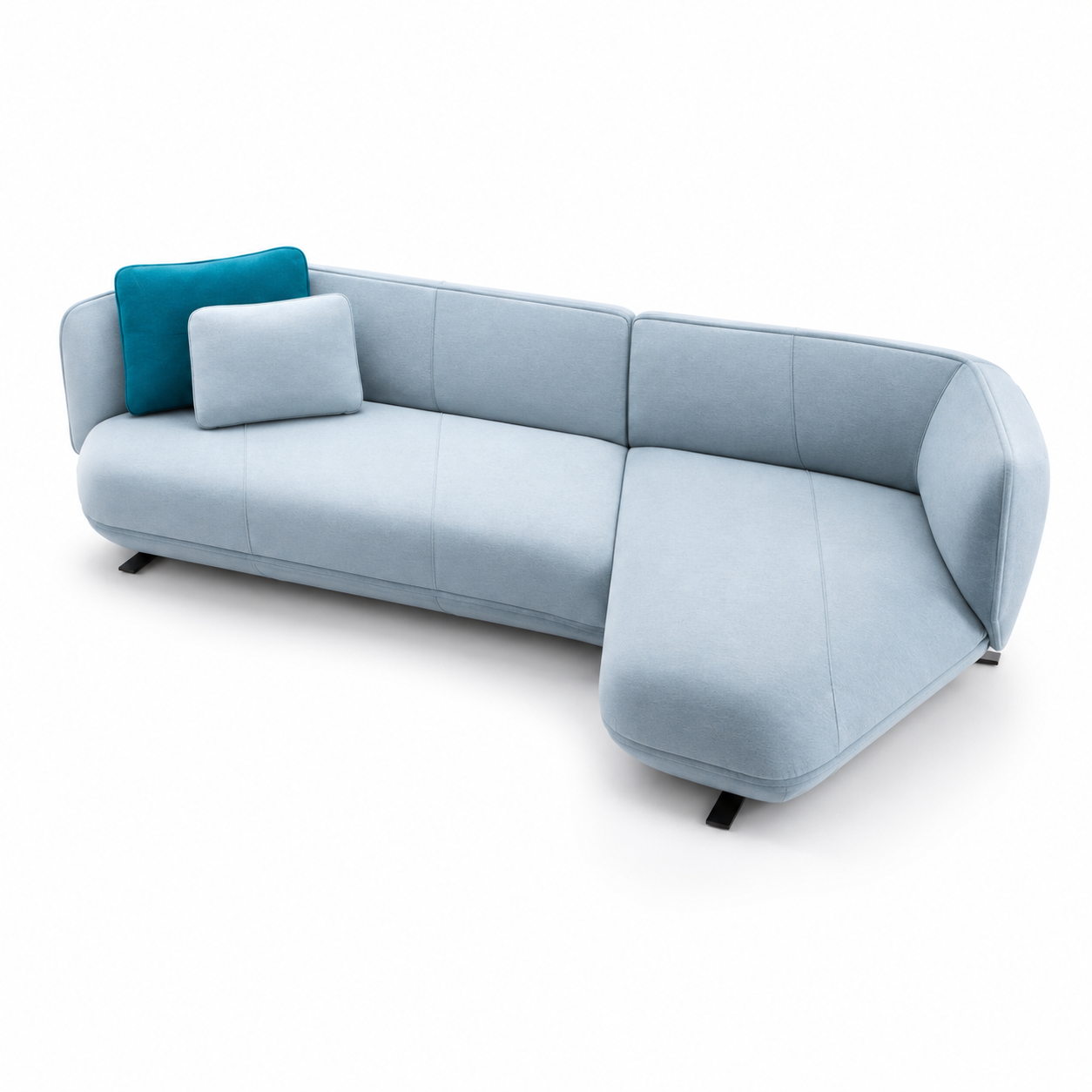 Modern Curved Sectional Sofa