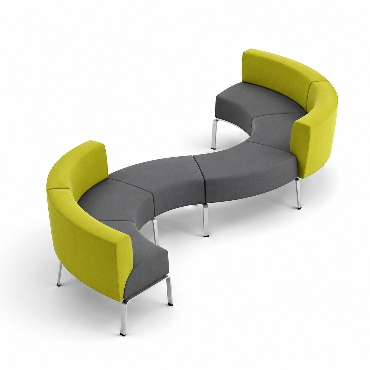 Curved Modular Lounge Sofa