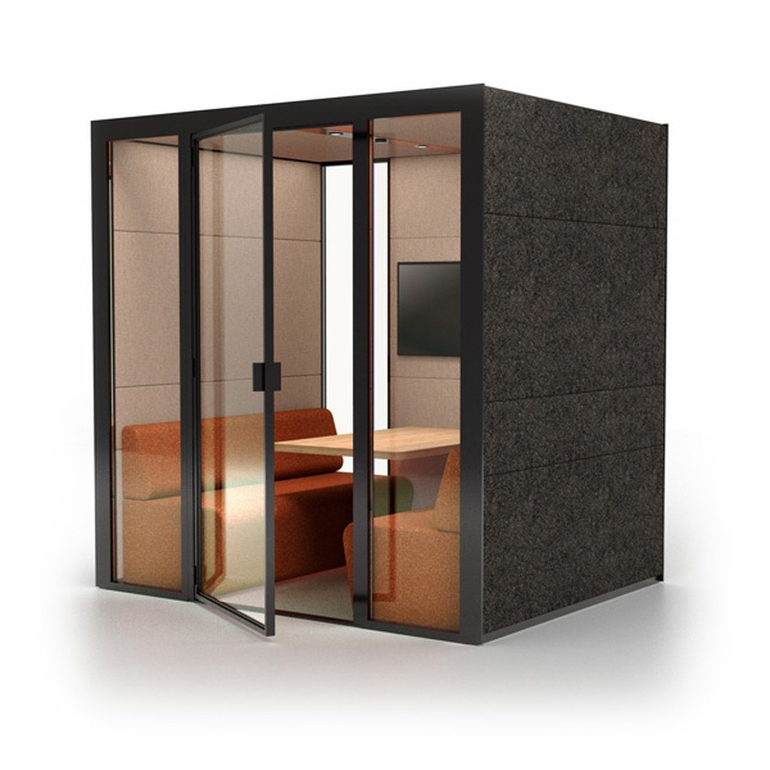 Enclosed Acoustic Meeting Booth