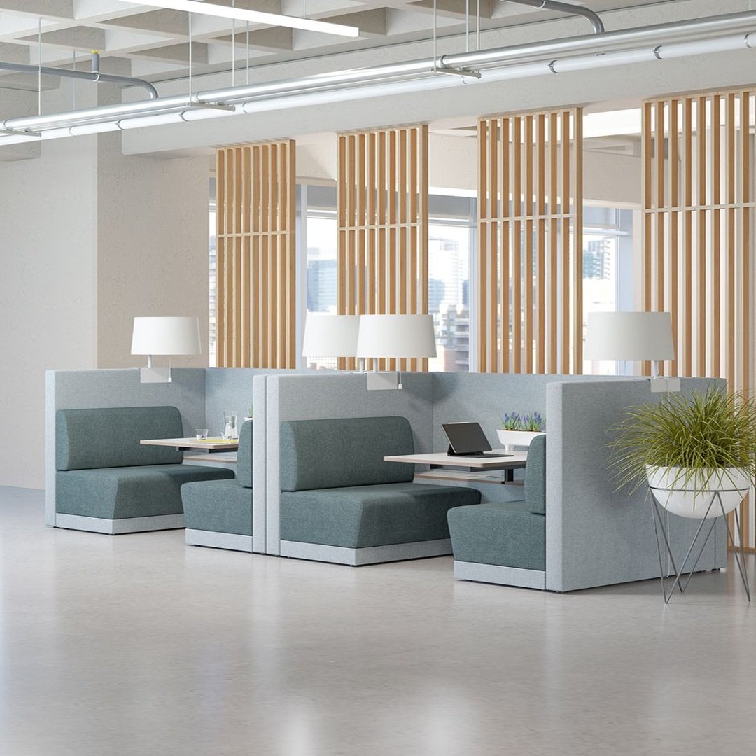 Modular Acoustic Booth Seating