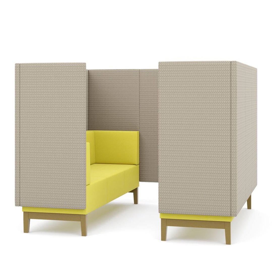 High-Back Acoustic Booth Seating
