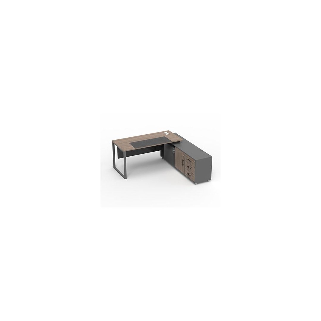 Premium L-Shaped Executive Desk