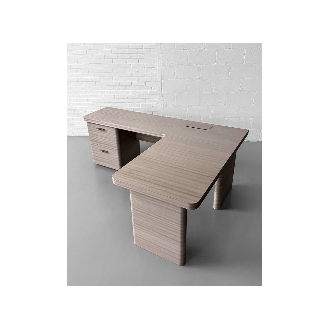 Premium L-Shaped Executive Desk