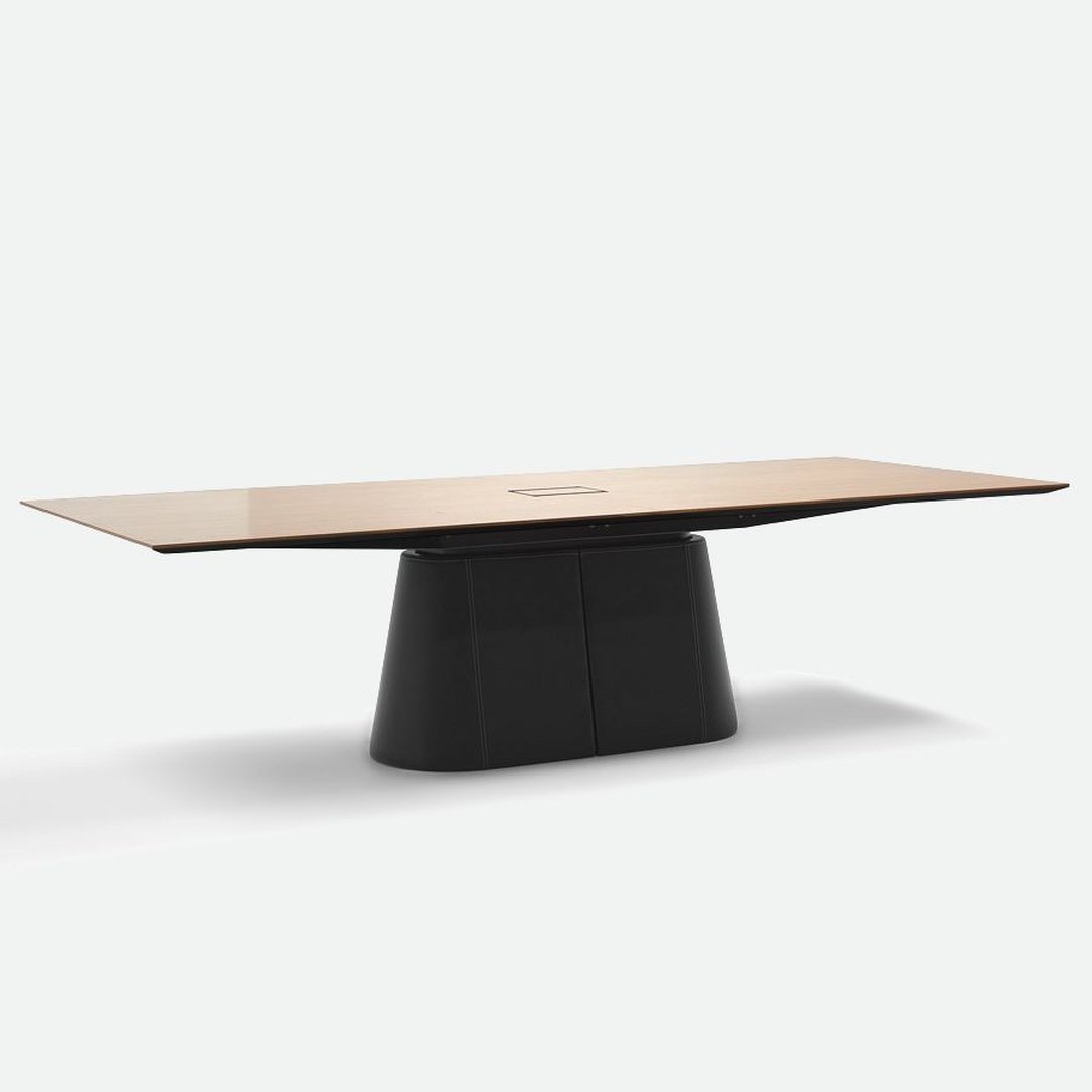 Modern Pedestal Conference Table