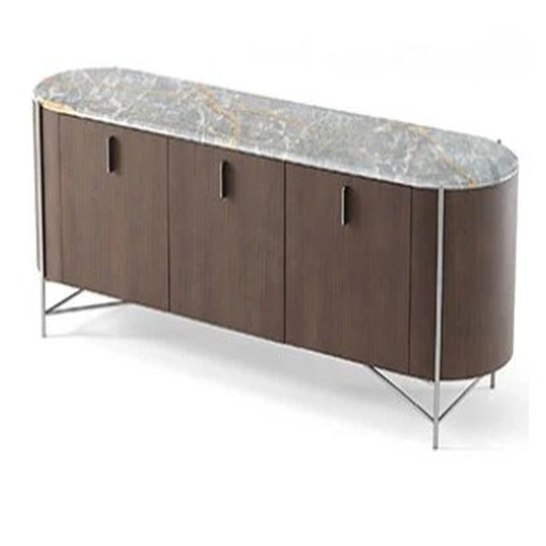 Premium 4-Door Designer Credenza