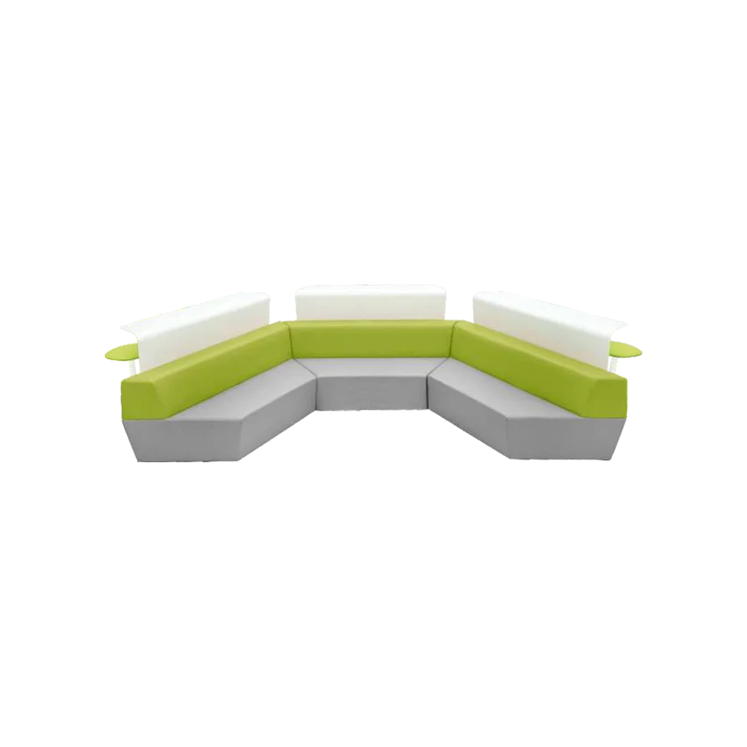 Green & Grey Modular Lounge Sofa